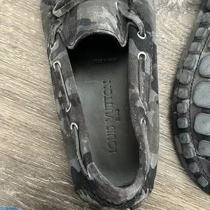 Louis Vuitton | Shoes | Louis Vuitton Grey Camouflage Print  display picture 1
